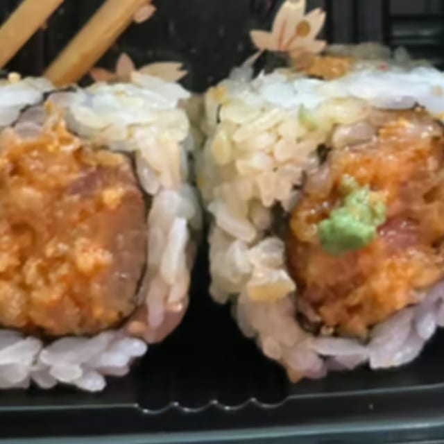 Spicy Yellowtail Roll.