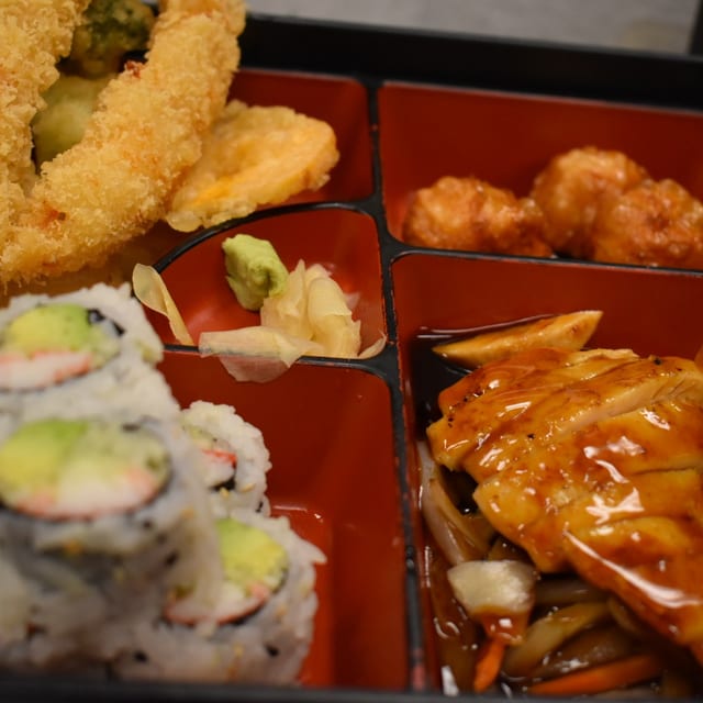 (D) Teriyaki Bento Box.